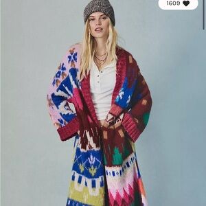 Folk Song Maxi Cardi